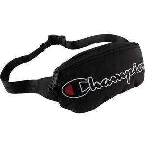 Champion Prime Sling Waist Pack Black Logo Adjustable Strap Unisex
